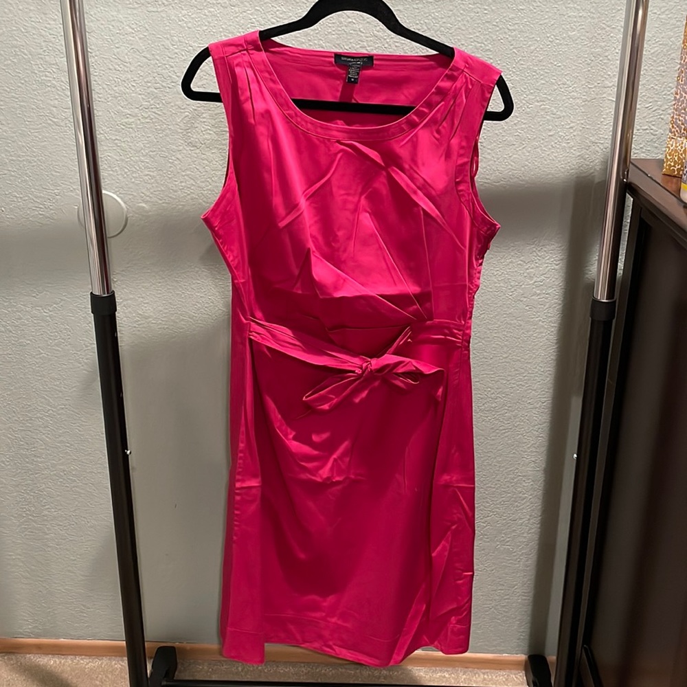 Hot pink dress